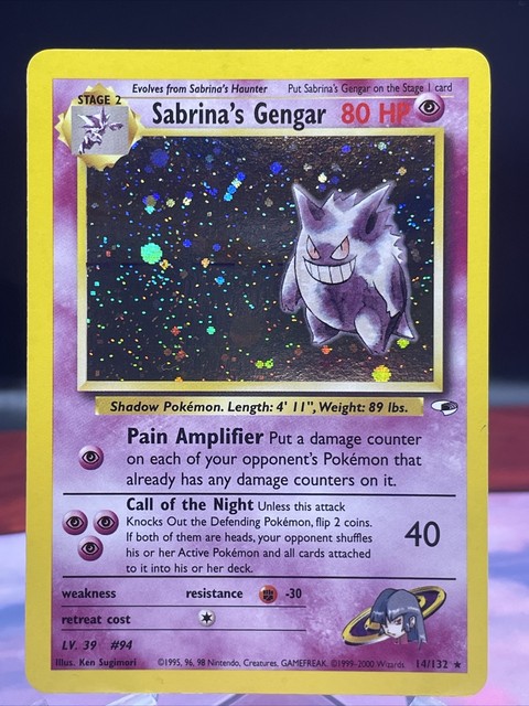 GENGAR RARE POKÉMON CARD STAGE 2 for Sale in Belleville, NJ - OfferUp