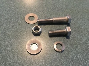 STAINLESS STEEL HEX NUTS bolts and washers lock. Conical , Belleville flat &lock - Picture 1 of 18