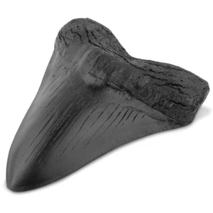Black Shark Teeth Fossil 5Inch Giant Megalodon Tooth Easy Clean Resin Shark Teet - Picture 1 of 11