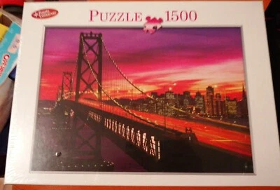 SAN FRANSICO 1500 PIECE JIGSAW PUZZLE ECO-FRIENDLY PUZZLE CONSERVER NEW & SEALED - Image 1 of 4