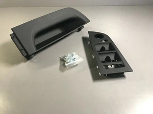 NEW BM BMW E90 E91 & LCI WINDOW LIFTER SWITCH COVER DRIVER SIDE BLACK ONLY LHD - Picture 1 of 12
