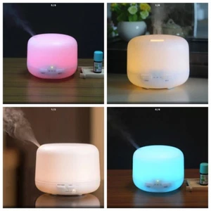 UMIDIFICATORE LED RGB DIFFUSORE AROMI 300ML DIFFUSORE PROFUMI CROMOTERAPIA - Foto 1 di 1