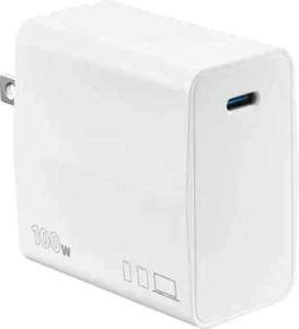 Insignia™ - 100W Compact USB-C Wall Charger, color white - Picture 1 of 9