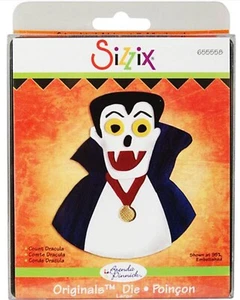 Sizzix Count Dracula large die #655558 Retail $18.99 RARE FUN! by Brenda Pinnick - Picture 1 of 3