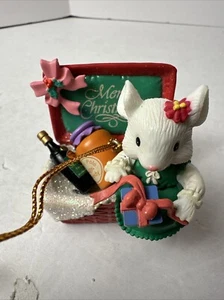 Vintage Trim A Home Tree Charm Mouse Collectible Christmas Ornament Holiday - Picture 1 of 8