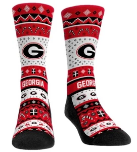 Georgia Bulldogs Tacky Ugly Sweater Socken Gr. Herren L/LX 9-13 - Bild 1 von 1