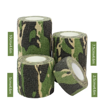 Waterproof Camouflage Bandage Wraps Elastic Adhesive First Aid Tape Stretch