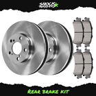 Rear Brake Rotors & Ceramic Pads Set Kit for 2012-2019 Subaru Impreza Subaru Impreza