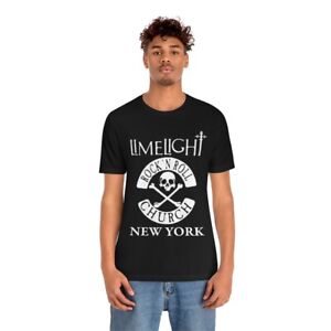 The Official License Limelight Nightclub Rock N Roll Church T Shirt Black