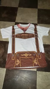New Swiss/German Oktoberfest Beer Men's White Shirt XXL - Picture 1 of 7