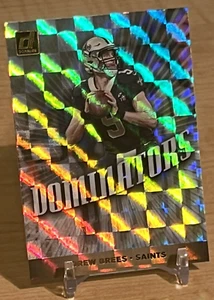 2019 Panini Donruss Dominators Drew Brees #DOM-8 New Orleans Saints - Bild 1 von 16