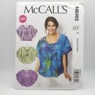 McCall’s M6962 Butterfly Batwing Top Blouse Sewing Pattern Size XS-M Uncut