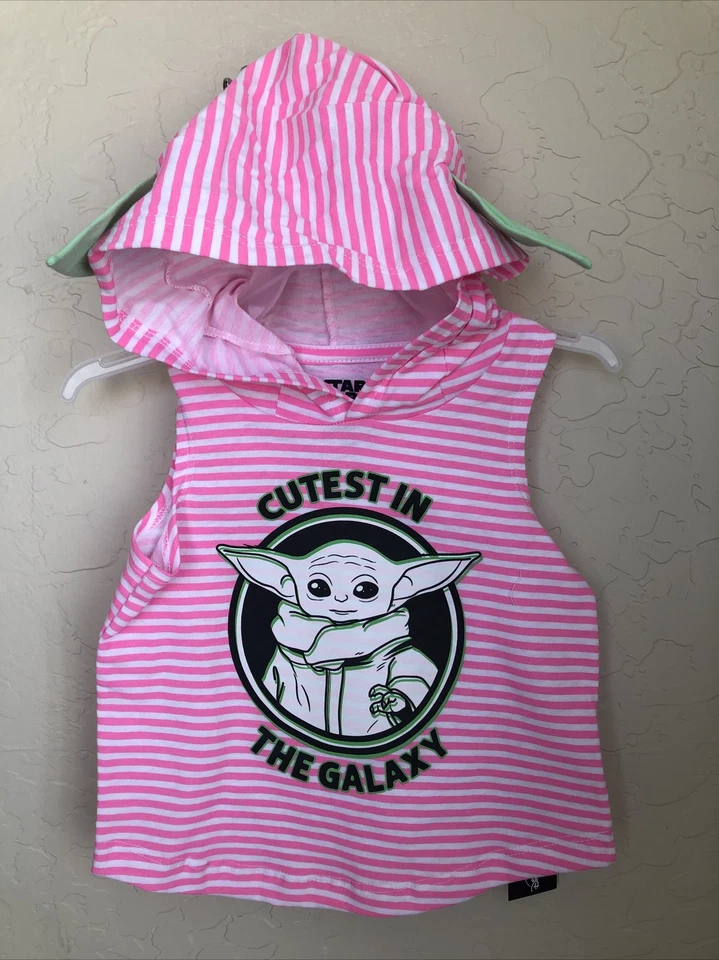 TANQUE CON CAPUCHA STAR WARS THE MANDALORIAN BABY YODA para niños pequeños TOTALMENTE NUEVO Foto 1 de 4