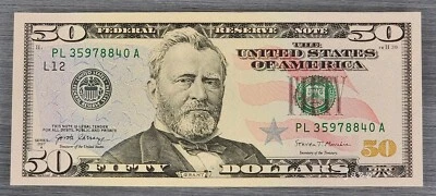 2017A $50 Dollars Bill US Legal Tender Banknote Mint Gem Crisp BEP Strap UNC - Image 1 of 4
