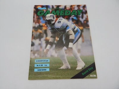 Vintage 1988 Tulane Green Wave v Mississippi St Bulldogs Football Program - Image 1 of 4