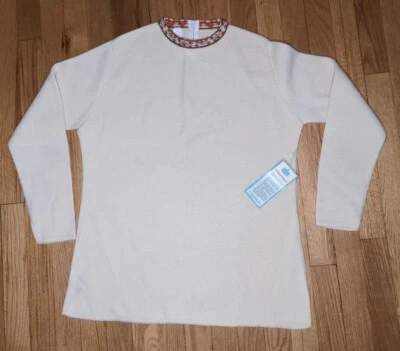 Suéter de mujer Sears At Home Wear años 70 Perma-Prest talla grande  Foto 1 de 4