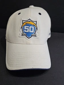 SAN DIEGO CARGADORES RARO EQUIPO NFL REEBOK 50 ANIVERSARIO AÑO GORRA AJUSTABLE ** - Imagen 1 de 10