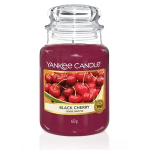 Yankee Candle Black Cherry Large Jar 150Hr Scented Candle Gifts Women - Picture 1 of 1