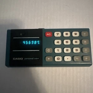 Vintage Casio Personal-Mini Electronic Calculator CM-607 - Picture 1 of 10