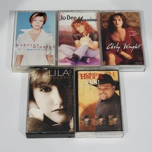 90s COUNTRY 5 Cassette Lot Martina McBride Jodee Messina Chad Brock Lil McCann  - Picture 1 of 6