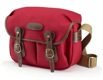 Bolso sin espejo Billingham Hadley pequeña cámara DSLR - Borgoña/Chocolate (Reino Unido) S Foto 1 de 4