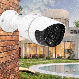 Dummy Fake Security Surveillance Simulation Camera With Flashing Red Led L AM - Picture 1 of 9