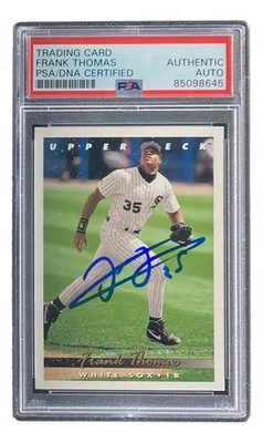 Frank Thomas Signed 1993 Upper Deck #555 Chicago White Sox Trading Card PSA/DNA - Image 1 of 3