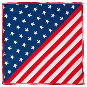 Cuadrado de bolsillo estrellas y rayas - Imagen 1 de 4