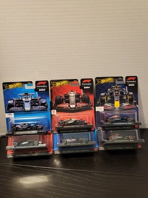 2025 Hot Wheels Premium Formula 1 F1 Oracle Red Bull Money Gram Alpine Set Of 6 - Image 1 of 4