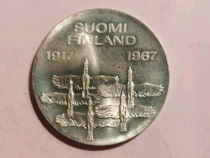 Gedenkmünze Finnland: 10 Mark 1967: Unabhängigkeit: Silber 0.900 - Bild 1 von 2