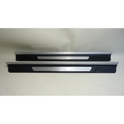 2000-2006 BMW E46 3-Series 2door Door Sill Cover Entry Trim Chrome Pair OEM - Image 1 of 4
