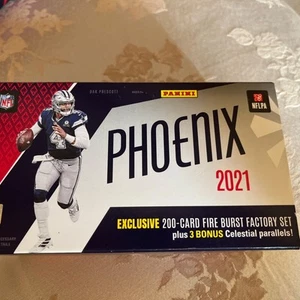 2021 NFL Panini Phoenix Football Partial Box Of 157 Fire Burst Base Cards - Picture 1 of 14