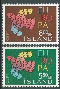 Island 1961 Europa 2v postfrisch ** - Bild 1 von 1