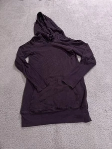Prairie Underground Hoodie Womens Small Purple Tunic Pullover Sweatshirt Terry - Picture 1 of 6