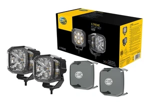 Hella 358233941 X-Treme 3" Amber LED Cube Spot Beam for Off-Road Vehicles - Picture 1 of 1