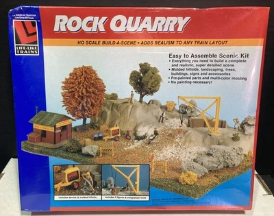 Vintage Life-Like Trains #1371 Rock Quarry Scenic Kit HO Scale SEALED - Image 1 of 4