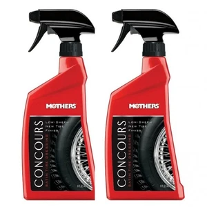 Mothers Concours Satin Tire Dressing 2 Pack  16oz Each Low Sheen New Tire Finish - Picture 1 of 2