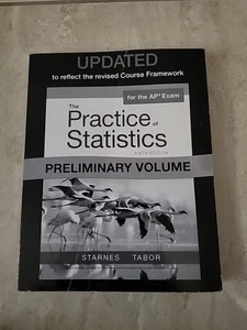 UPDATED - The Practice of Statistics, Preliminary Volume 6th Edition See Descrip - Picture 1 of 14