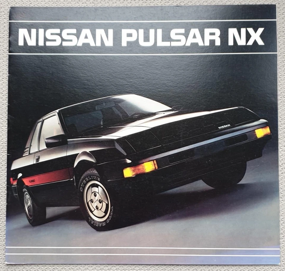 NISSAN PULSAR NX USA LF Car Sales Brochure 1984 #PUL-WE-10-83 450M-GR-1 - Image 1 of 2