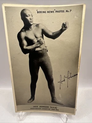 Jack Johnson Heavyweight Boxer Champion “Boxing News” Photos no 7 Photo - Image 1 of 2