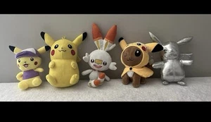 Pokemon - Lot of 5 Plush Dolls - Picture 1 of 1
