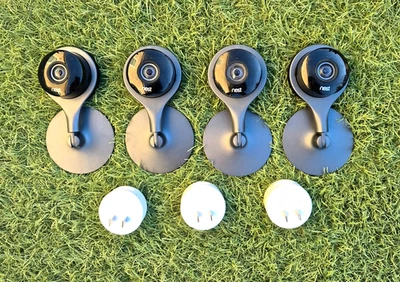 4x Google Nest A0005 Cámaras de Seguridad Cámara 1ª GENERACIÓN Negra Interior ¡Todo Funciona Excelente! Foto 1 de 4