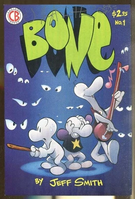 Número de osso 1, 1992-Segunda Impressão-Assinado/Inscrito por Jeff Smith-Livros de Desenhos Animados - Imagem 1 de 4