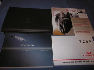 2005 HYUNDAI SORENTO LX EX OWNERS MANUAL OWNER'S SET - Imagen 1 de 1