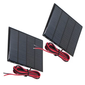 2* Solar Panel Cell Module Epoxy Charger For Charging Cellphones DC Batteries g - Picture 1 of 6