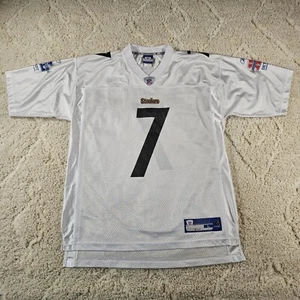 Pittsburgh Steeler Ben Roethlisberger Trikot Reebok NFL On Field Lg Superbowl XL - Bild 1 von 13