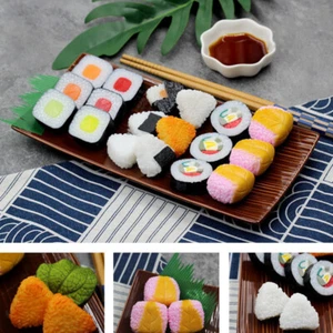 2pcs Artificial Sushi Rice Model Simulation Decoration Props Fake Food Accessory - Picture 1 of 27