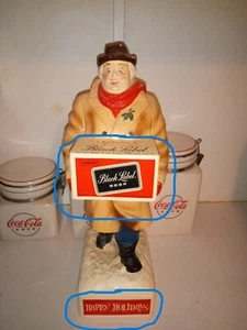 CARLINGS  Black Label BEER Reproduction   Beer  Case And Happy Holidays Decal !! - Picture 1 of 7