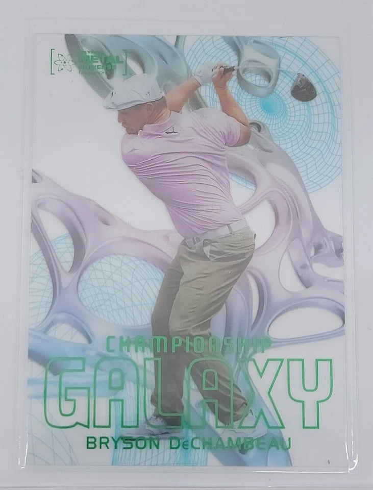 2021 UD Skybox Metal Champions Bryson DeChambeau Championship Galaxy Acetate - Image 1 of 1
