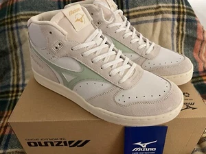 Mizuno City Wind Mid - Sportstyle - Men’s Size 10.5 - White/Green - Picture 1 of 7